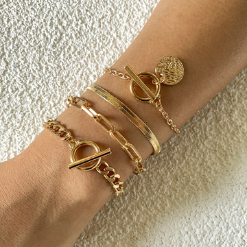 Metal Wind Hollow Chain Bracelet Snake