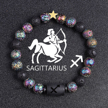 European And American Twelve Constellation Natural Bracelet