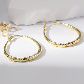 Golden Glossy Spring Fastener Egg Shaped