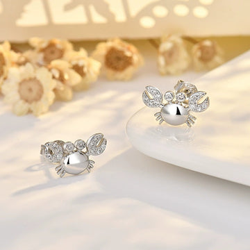 Women'S Cute Crab Earrings Simple Versatile