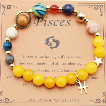 Eight Planets Twelve Constellation Morgan Stone Bracelet