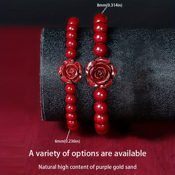 Rose Bracelet For Women Elegant Floral