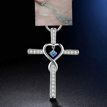 Infinity Love God We Trust Christian Necklace