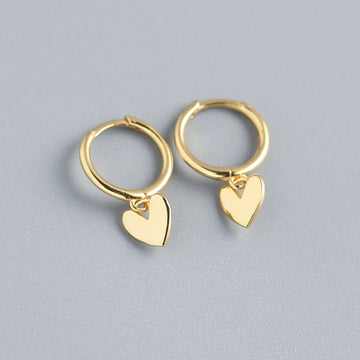 Love Heart Earrings Premium Temperament Jewelry