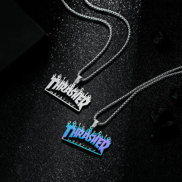 All Match Letter Hip Hop Necklace