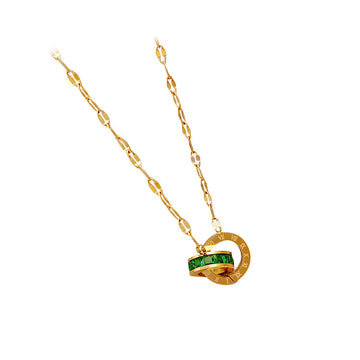 Titanium Steel Necklace Pendant Ins Wind