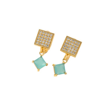 European And American Square Fashion Zircon