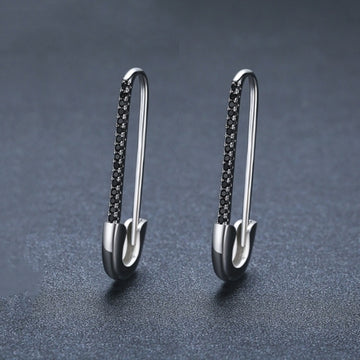 Personality Clip Shape Earrings Copper Fashion