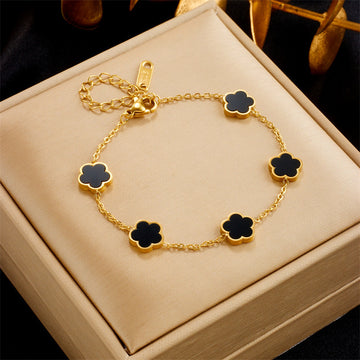 Small Fresh Lovely Green Drop Gum Bracelet