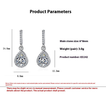 Fashion Drop Shape Ear Studs Micro