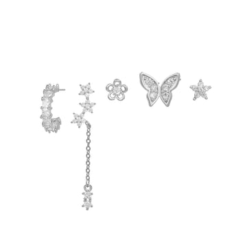 Romantic Star And Moon Series Butterfly