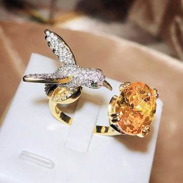 Women'S Fashion Saint Mary'S Hummingbird Ring
