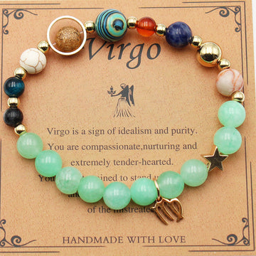 Eight Planets Twelve Constellation Morgan Stone Bracelet