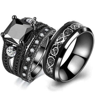 Stainless Steel Dragon Pattern Ring For