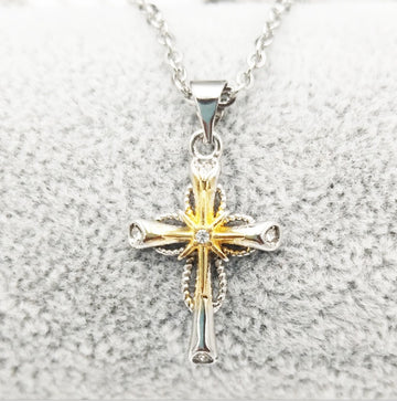 Octagonal Star Cross Alloy Pendant For