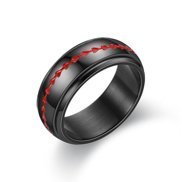 Personality Ring Titanium Steel Hip Hop