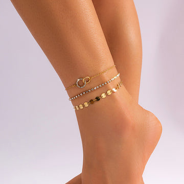 Beach Star Tassel Ankle Ring Simple