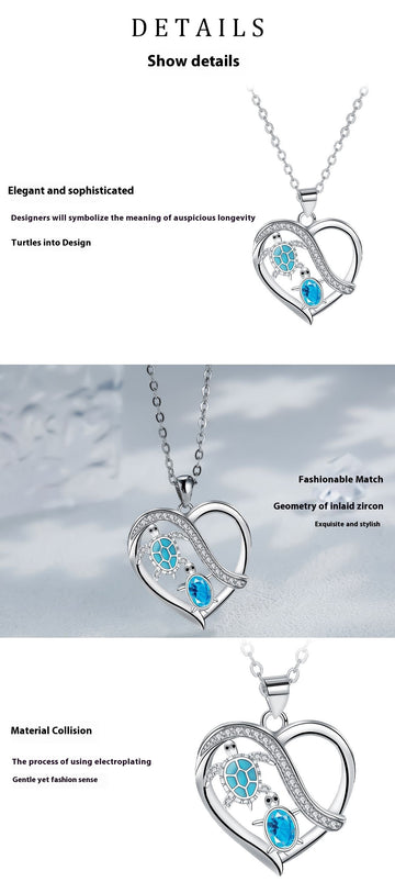 Necklace Love Turtle European And American