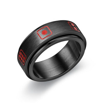 Personality Ring Titanium Steel Hip Hop