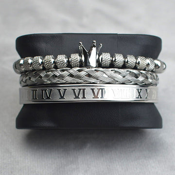 Pineapple Ball Crown Twist Woven Mesh Bracelet