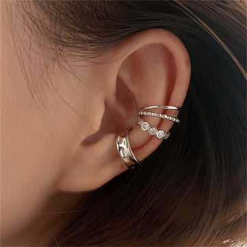 Explosion Style Tassel C Shaped Copper Set