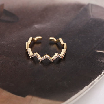 Micro Inlaid Zircon Full Diamond Ring