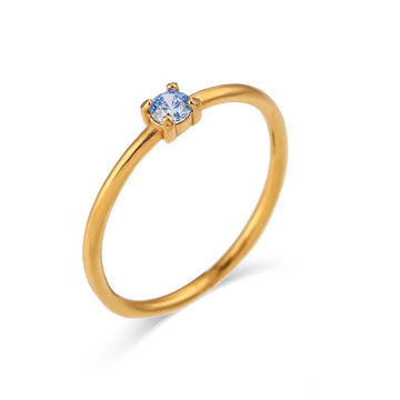 Fashion Simple Light Luxury Birthday Ring