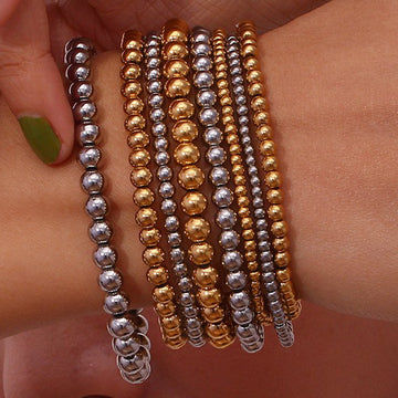 Niche Vintage Stainless Steel Plated 18K Bracelet