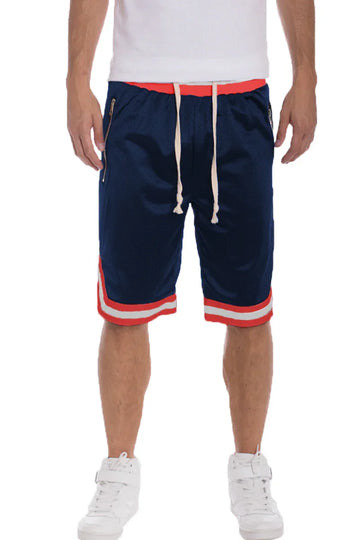 Solid Mesh Basketball Active Shorts for Men Comfortable Performance Wear
