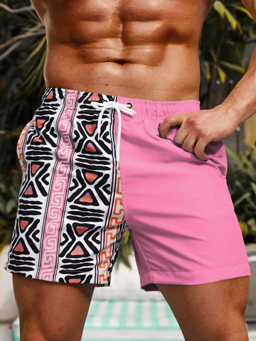Hawaiian Vacation Beach Shorts for Men with 3D Print Design in Hip Hop Fashion and Streetwear Styles