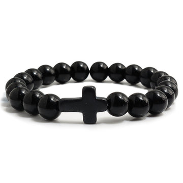 Blue Turquoise Cross Bracelet Unisex National