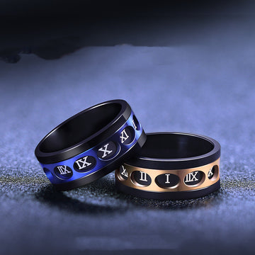 Personality Ring Titanium Steel Hip Hop