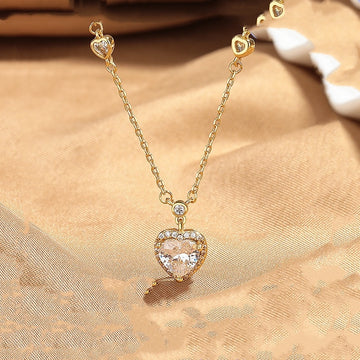 Light Luxury Heart Shape Necklace For