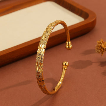 Vintage Gold Plated 18K Delicate Pattern Bracelet