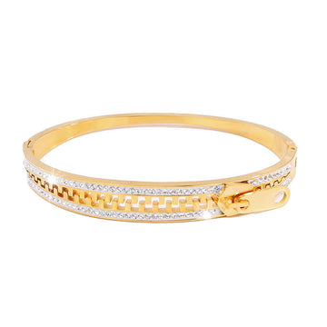Titanium Steel Zipper Girls Advanced Personalized Bracelet