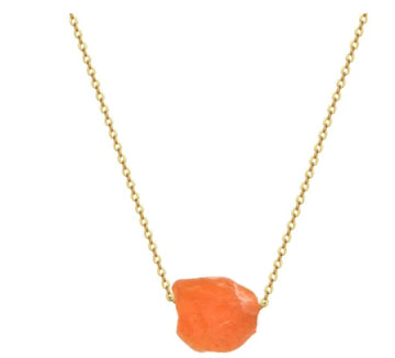 Hot Selling Stone Crystal Pillar Tree Necklace