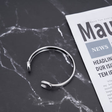 Stainless Steel Personalized Simple Wrench Screw Bracelet