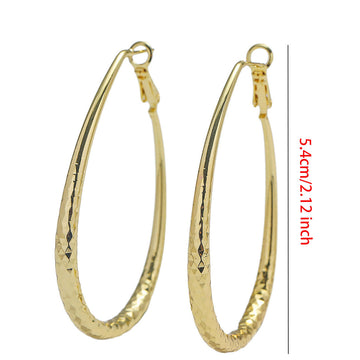 Golden Glossy Spring Fastener Egg Shaped