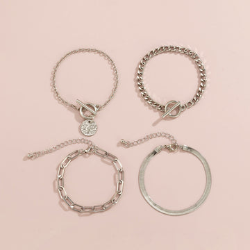 Metal Wind Hollow Chain Bracelet Snake