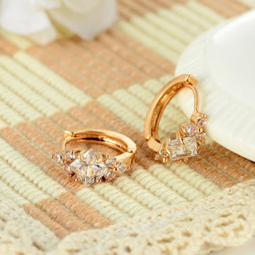 European And American Personalized Square Zircon