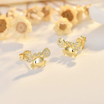 Women'S Cute Crab Earrings Simple Versatile