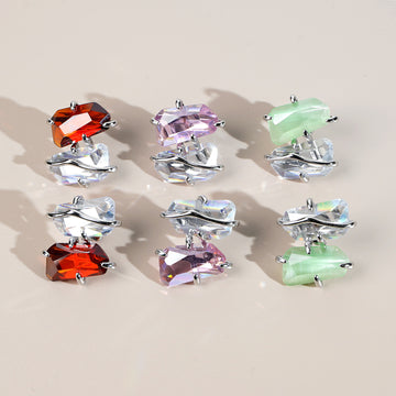 Women'S Peach Blossom Spark Earrings In