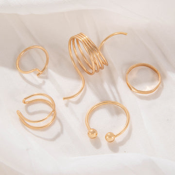 European And American Cool Style Simple Ring