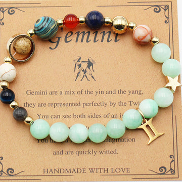 Eight Planets Twelve Constellation Morgan Stone Bracelet
