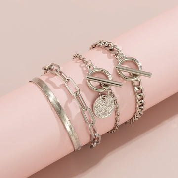 Metal Wind Hollow Chain Bracelet Snake