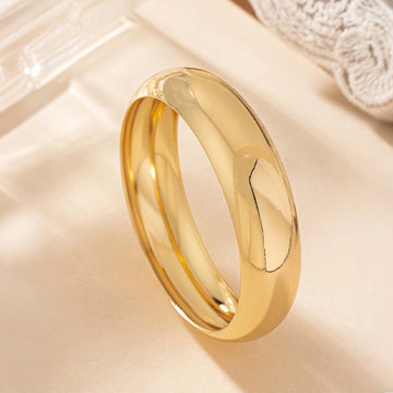 Fashionable Personalized Smooth Copper Plated 18K Bracelet