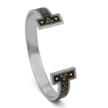 New Titanium Steel Viking Bracelet Adjustable
