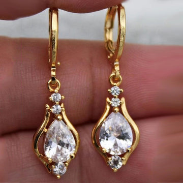 Purple Zircon All Match Drop Shaped