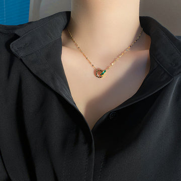 Titanium Steel Necklace Pendant Ins Wind