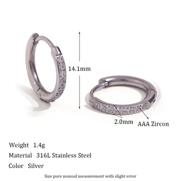 Women'S Fashion Titanium Steel Rounded Edge